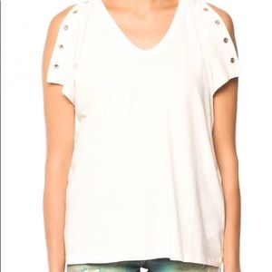CRUZ IDA TEE VINTAGE WHITE ALLSAINTS NWT